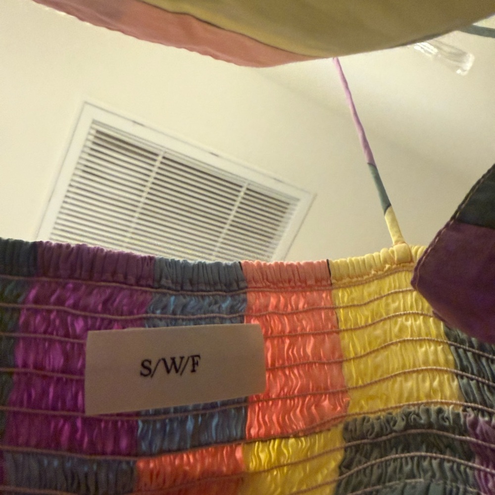 S/W/F Colorful Patchwork Maxi Dress - Picture 8 of 9